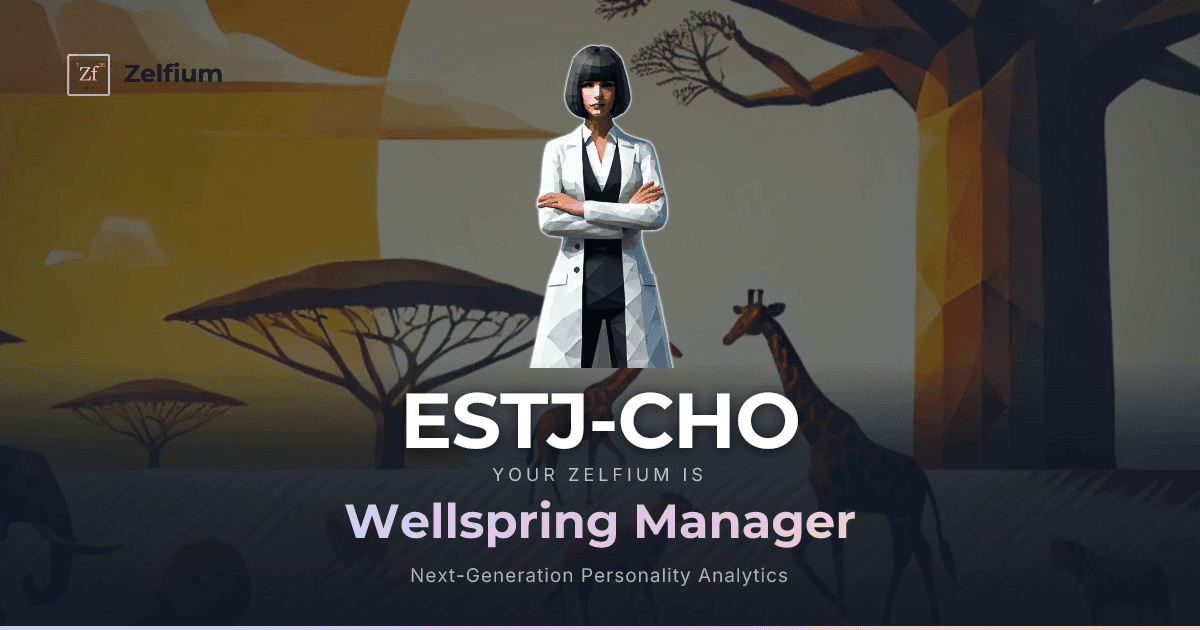 ESTJ-CHO personality type